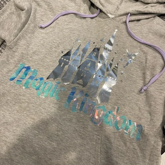 Magic Kingdom Iridescent Cinderella Castle Hoodie - Picture 7 of 8